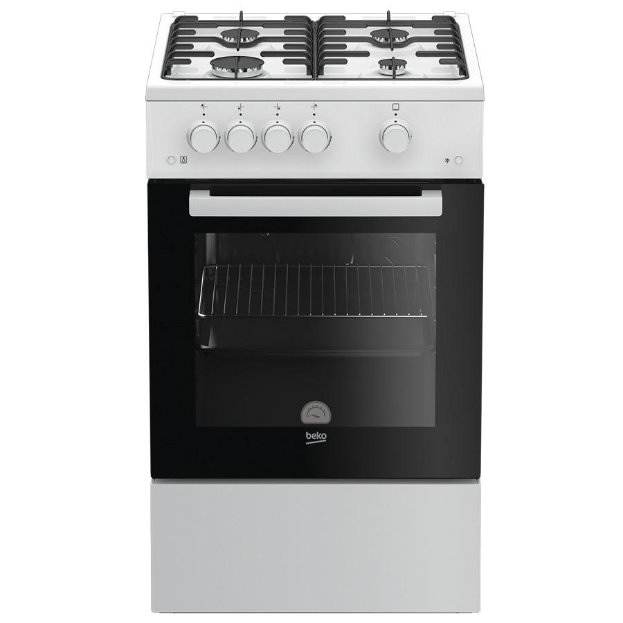 Beko Gas Cooker 4 Burners · White